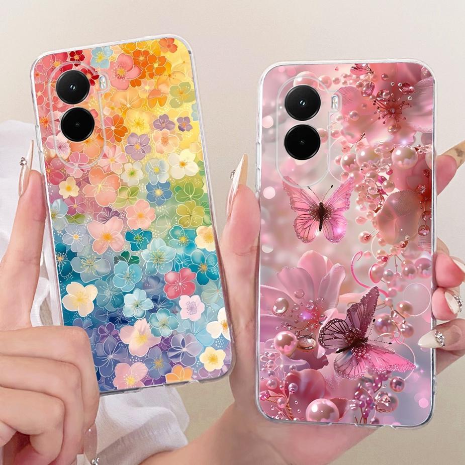 For Xiaomi Poco M7 4G Case PocoM7 Plus Cool Dragon Luxury Painted Cover Soft Silicone Case For Xiaomi Poco M7 Pro PocoM7 5G Bags