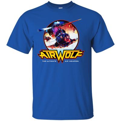 Airwolf Air Wolf Retro Helicopter Tv Show 1980S Aviation T-Shirt