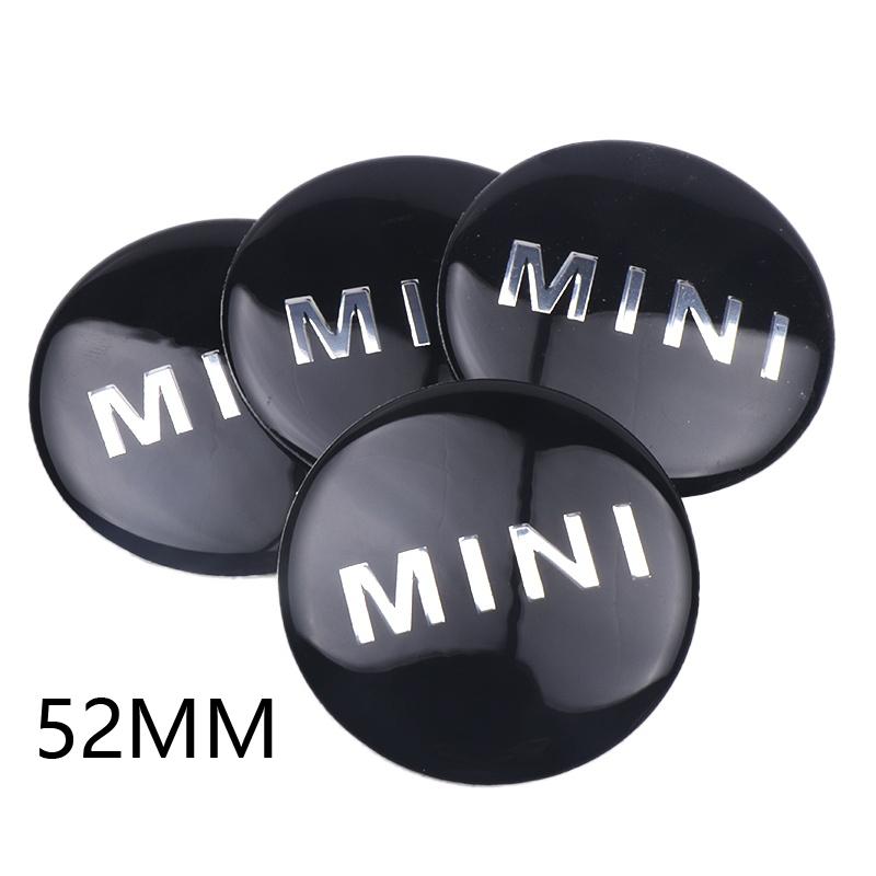 

52mm 4pc Car Wheel Center Hub Cap Rim Cover Stickers For Mini Cooper JCW Works Hatch F54 F55 F56 F57 F60 R50 R52 R53 R55 R56 R57 52mm Stickers