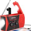 Multifunction Solar Hand-Crank Emergency Radio with Mobile Charging