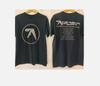 Aphex Twin Band 90s Tour 2014 2 Side Black Short Sleeve Unisex T Shirt Reprint