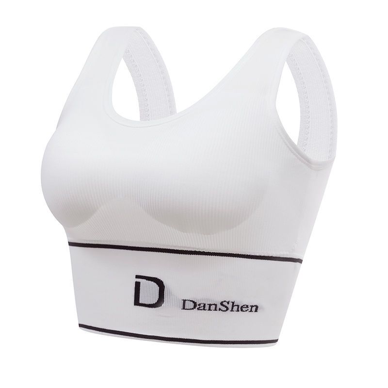 Women Sports Bras Letters Long Underwear Workout Streetwear Tank Tops Girls Y2K Tops Bras Simple Fashion Female Underwear Vest