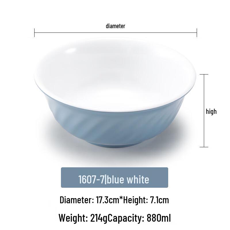 

Chinese Melamine Noodle Soup Bowl