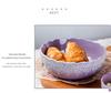 Nordic Style Purple Ceramic Tableware Set: Retro French Bowls, Plates & Dishes - Perfect Housewarming Gift