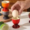 Ceramic Egg Cups, Porcelain Colorful Egg Cups, Stand Holder For Soft Boiled Eggs, Breakfast Cooking Kitchen Egg Serving