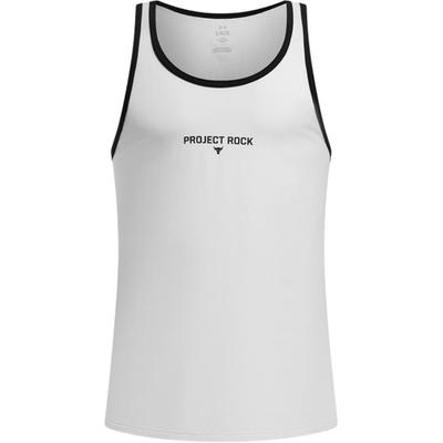 Rock Johnson Series UA Iso-Chill Loose Fit Fashion Sports Sleeveless T-Shirt Men Tops White 6005471-100