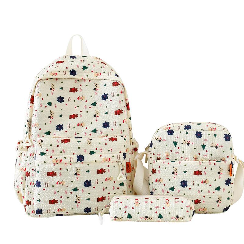 Backpack In Summer Fresh and Large Capacity Backpack Lightweight Forest Versatile Commuting School Bag