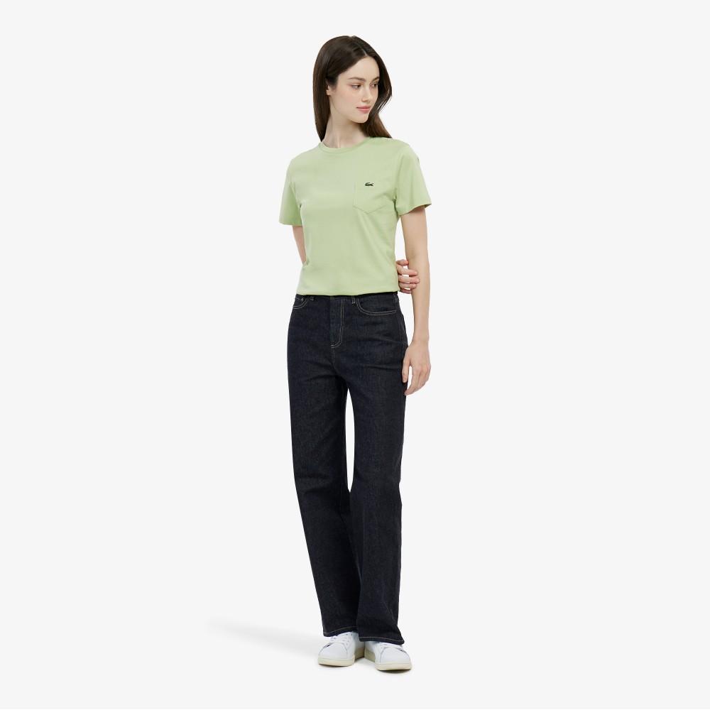 Lacoste Women's Basic Pocket Short-Sleeve T-Shirt TF556E-56GUYB