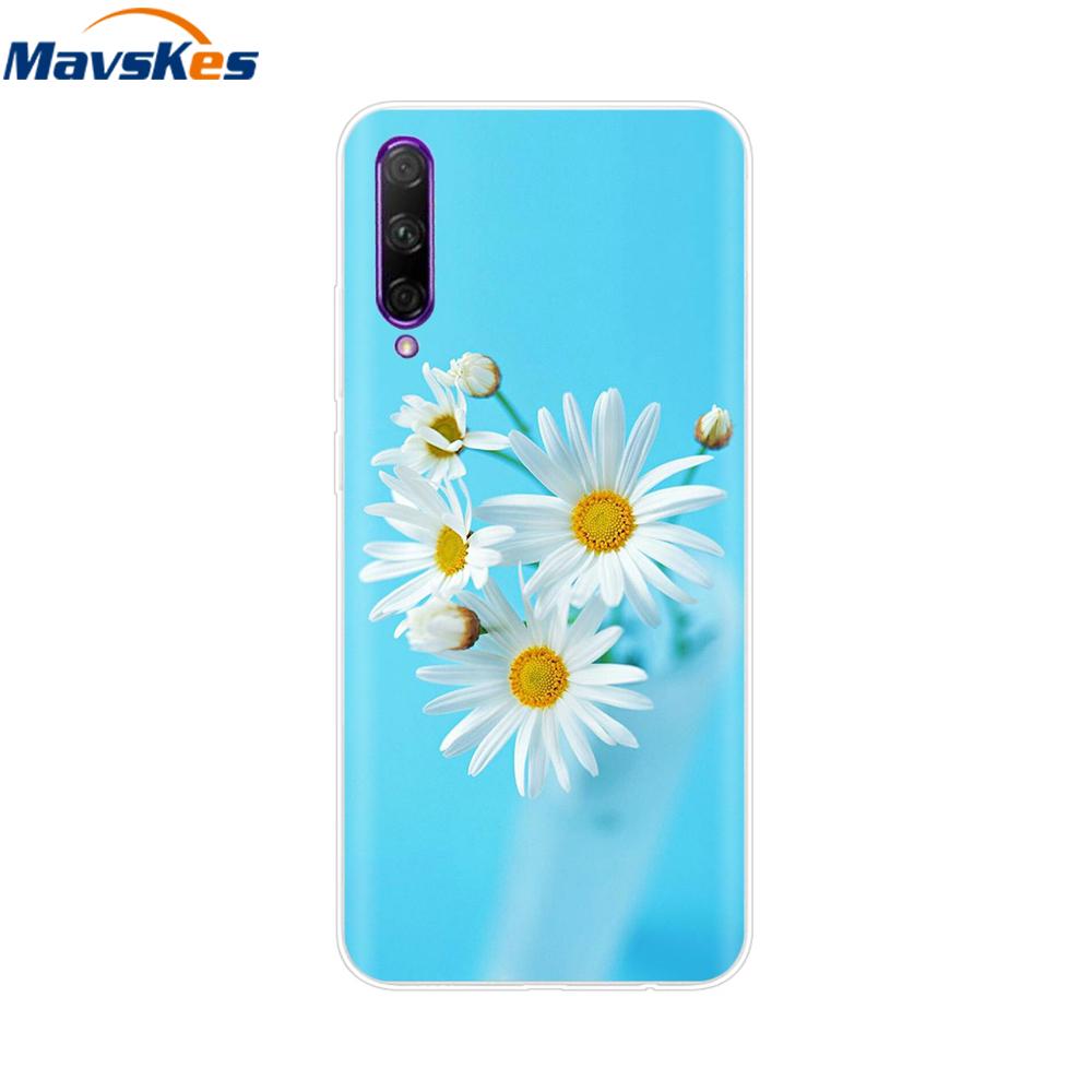 For Huawei P Smart Pro Case Cute Candy Painted Cover Soft Silicone Phone Case For Huawei P Smart Pro 2019 Cover Coque Bumper