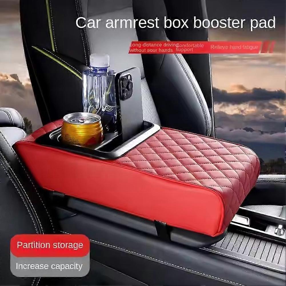 Armrest Box Height Pad Cup Holder for Car Multifunctional Storage