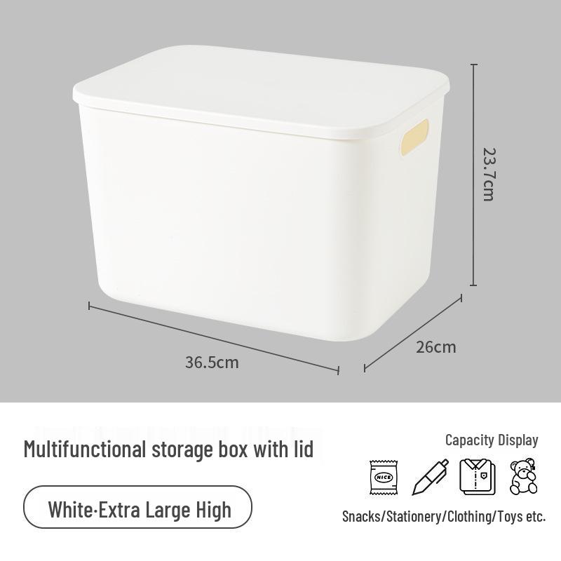 Stapelbarer Kunststoff-Aufbewahrungsbehälter für Haushalt, Wohnzimmer, Schlafzimmer, Studentenwohnheim - Spielzeug-Organizer