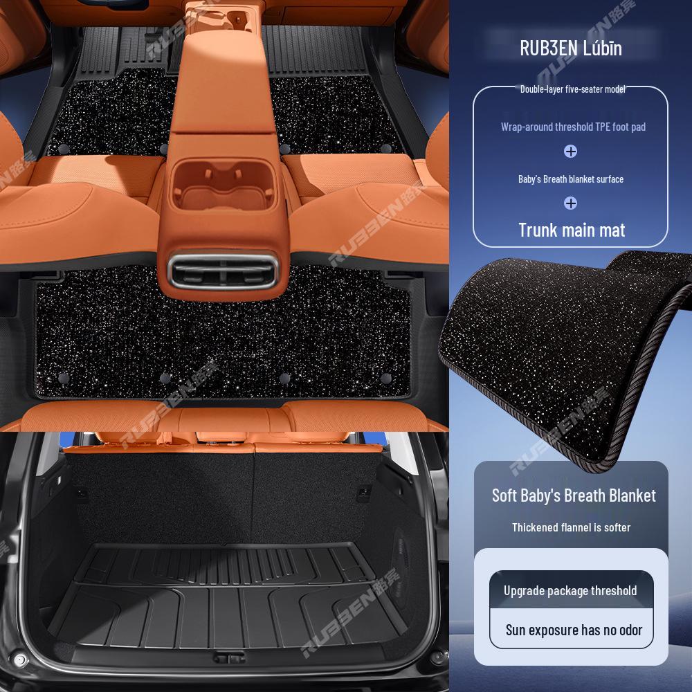 Leapmotor C10/C11/B10 TPE Door Sill and Trunk Foot Pad