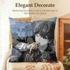 Cartoon EEnsemble Stars Cushion Cover Natural Linen Organic Fabric DoubleSided Printing Sofa Home Decor Gift Pillow Case
