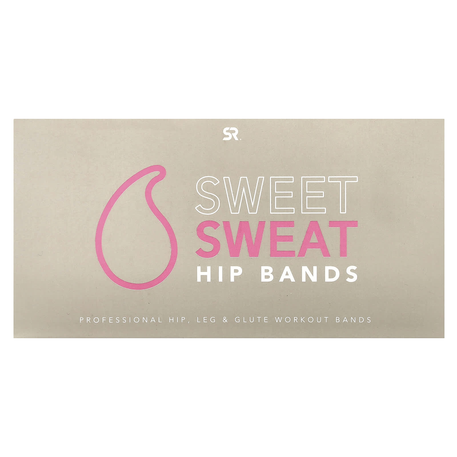 

Sweet Sweat Hip Band, Pink, 3 Bands