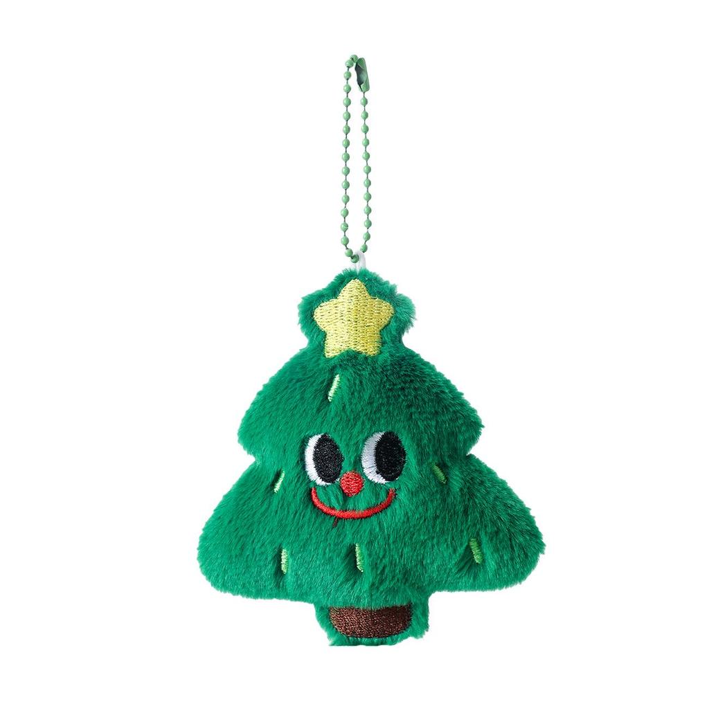 Christmas Plush Keychain Pendant: Holiday Jewelry Accessories & Small Gift