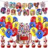 Digital Theme Circus Party Supplies The Amazing Digital Circus Balloon Set With Flags And Props
