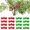10 pièces Dispositif de pliage de plante Clip tomate en plastique, Clip de fixation anti-pliage de renforcement de branche, Clip de mise en forme de plante horticole pour protection de tige d'oreille