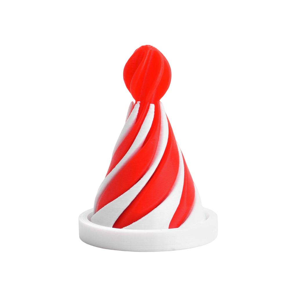 Christmas 3D Printed Christmas Hat, Spiral Decompression Tool, Puzzle Toy, Children's Gift