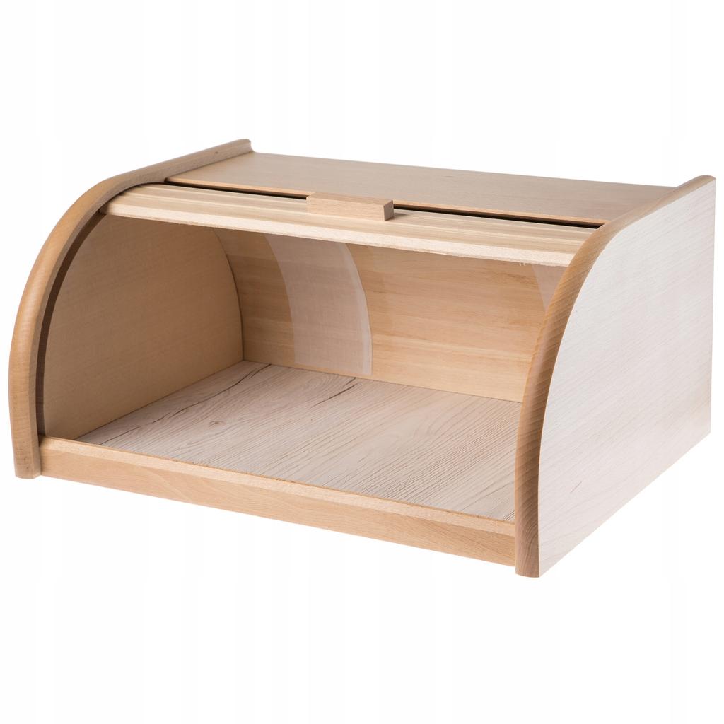 KADAX Brotdose Holz für Brot Gebäck Natur Groß