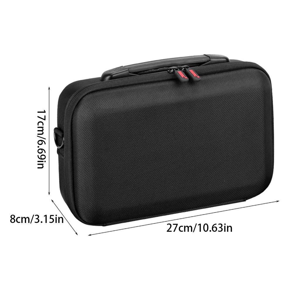 Lightweight Dustproof Camera Hard Carrying Case Exterior Soft Flannel Lining For 360 Action Camera Accessories