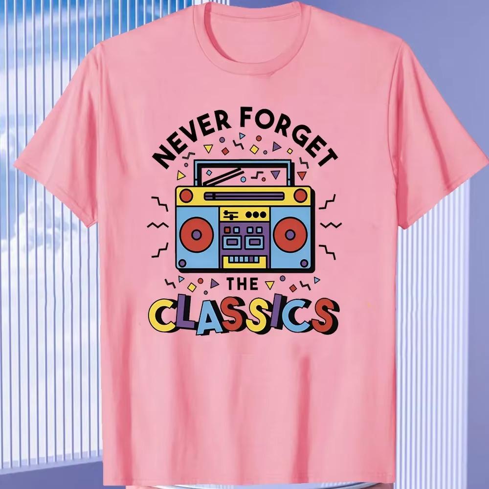 Funny 80's Vintage Design Men's T-shirt Nostalgic I Love The 90's High Quality  Short-sleev Trip Down Memory Lane 80’s Tee
