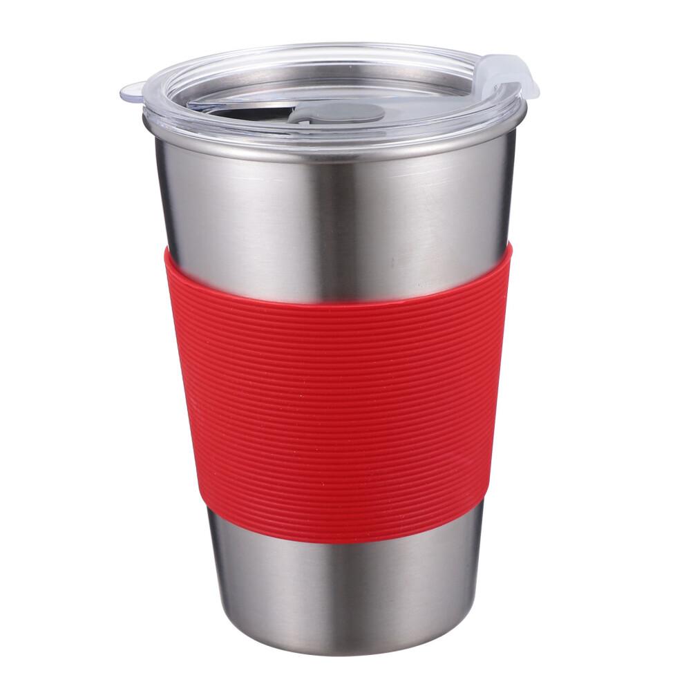 Kids Stainless Steel Sippy Cup With Straw Lid 500ml