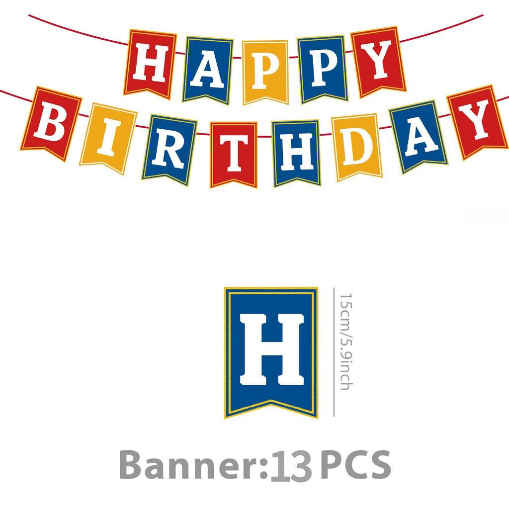 Circus Carnival Birthday Party Decorations: Balloons, Bunting, Disposable Paper Cups & Plates, Tablecloths for Kids