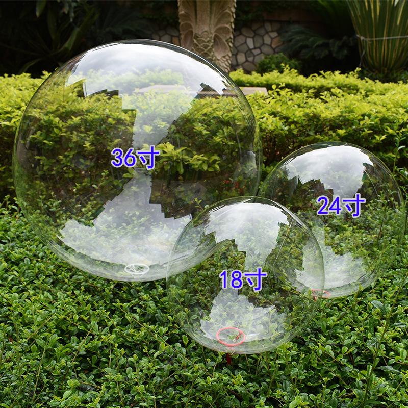 36 Inch Hot Selling Transparent Clear Round Bobo Plastic Bubble Balloon for Party Decor прозрачный