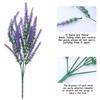 5 Bundles 5 Heads Artificial Lavender Flowers 36cm 7 Colors Outdoors Garden Lavender Flowers Outdoor Plants Wedding Decor