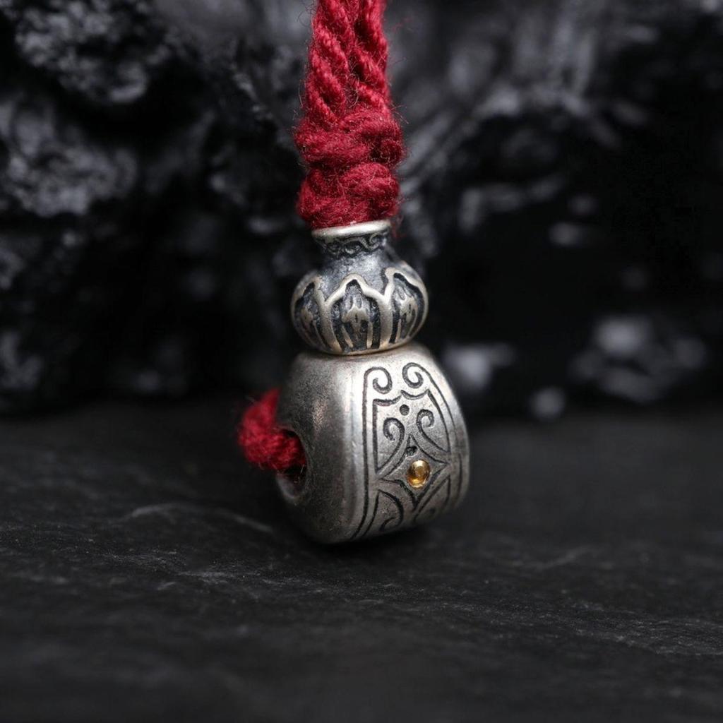 Tibetan Buddhist Daoist Retro Cloud Pattern Buddha Head Pagoda Bodhi Accessories for DIY