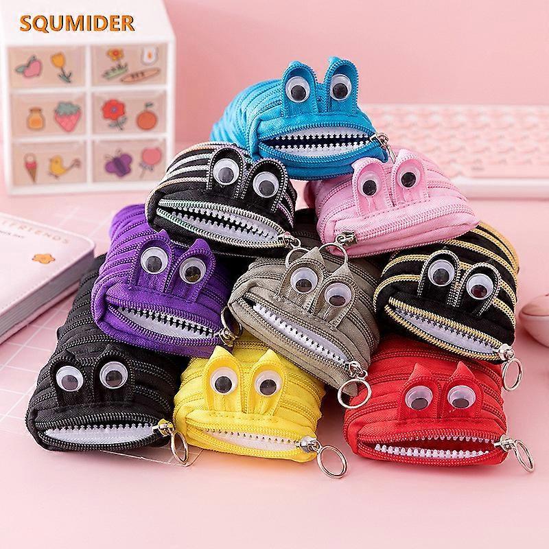JWL-2pcs Creative caterpillar zipper pencil case school Stationery storage bag cute Pen holder student pen case for kids Kawaii pen bags