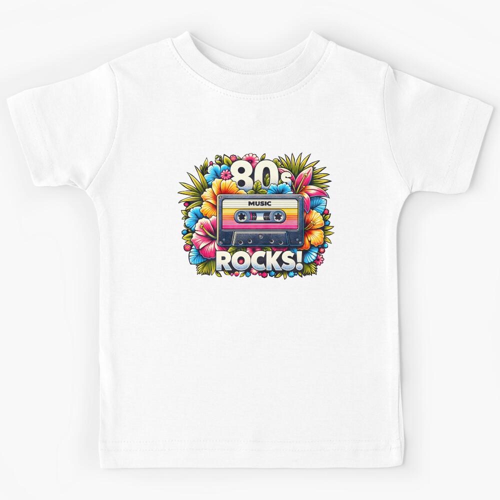 80s Music Rocks Kids T-Shirt 110