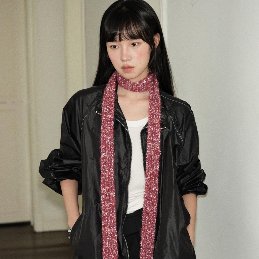 Y2K Long Narrow Scarves Soft Plush Knitted Scarves Fashion Spicy Girl Scarf  Outdoor