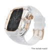 Luxury Modification Kit For Apple Watch Ultra 3 49mm Sport Rubber Strap For iWatch Series Ultra 2 1 49mm Glacier Case Refit Kit