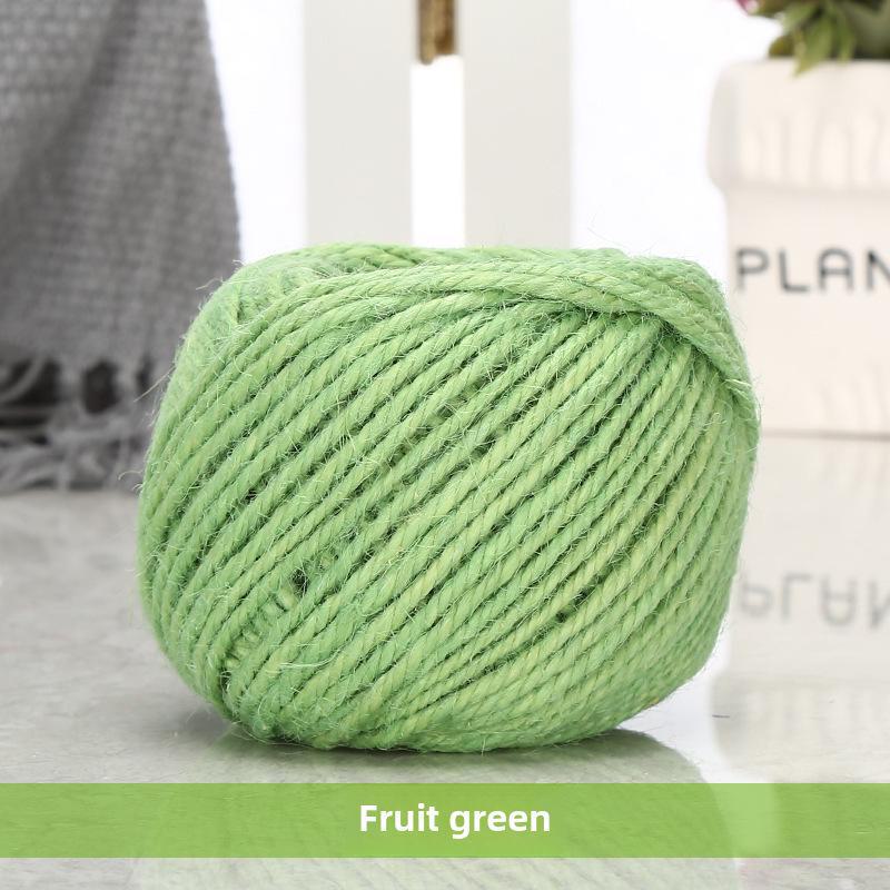 Vintage Style Colored Hemp Rope for DIY and Photo Clips (1.5-2mm, 25m/50m/100m)