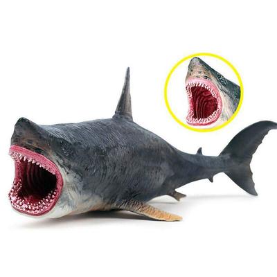 [HILYIONP] 11 colių ryškus ryklys, realistiškas Megalodono figūrėlė, jūrų gyvūnų modelis, automobilio apdaila, pomėgis, kolekcionuojamas daiktas, vaikams, edukacinis rekvizitas