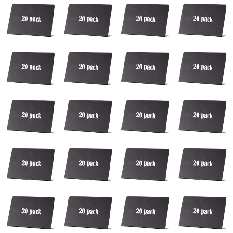 10/20 Stück Kleine Tafel-Schilder mit Stift Beschreibbare Tafeln Lebensmitteletiketten Nachrichtentafel-Schilder für Party