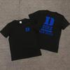 Duke Blue Devils Duke University NCAA Koszykówka Dwustronne Logo Czarny Oversize Graficzny T-Shirt dla Kibica Sportowego