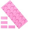 12 Hole Silicone Lollipop Molds Chocolate Candy Pop Fondant Mould Sugar Lolly Chocolate Cookie Candy Maker Party For Children