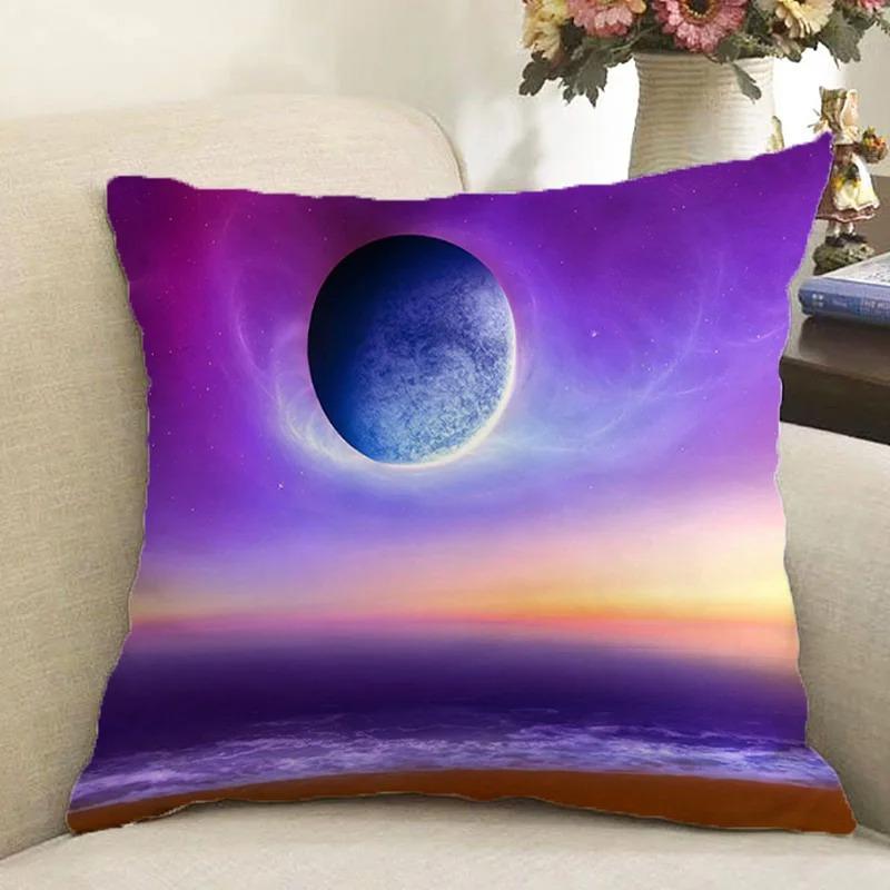 Universe Galaxy Decorative Pillowcase Office Living Room Car Ornaments Home Pillowcase