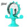 Cat Treat Toy Windmill Dispenser Interactive Rotating Food Dispenser Toy