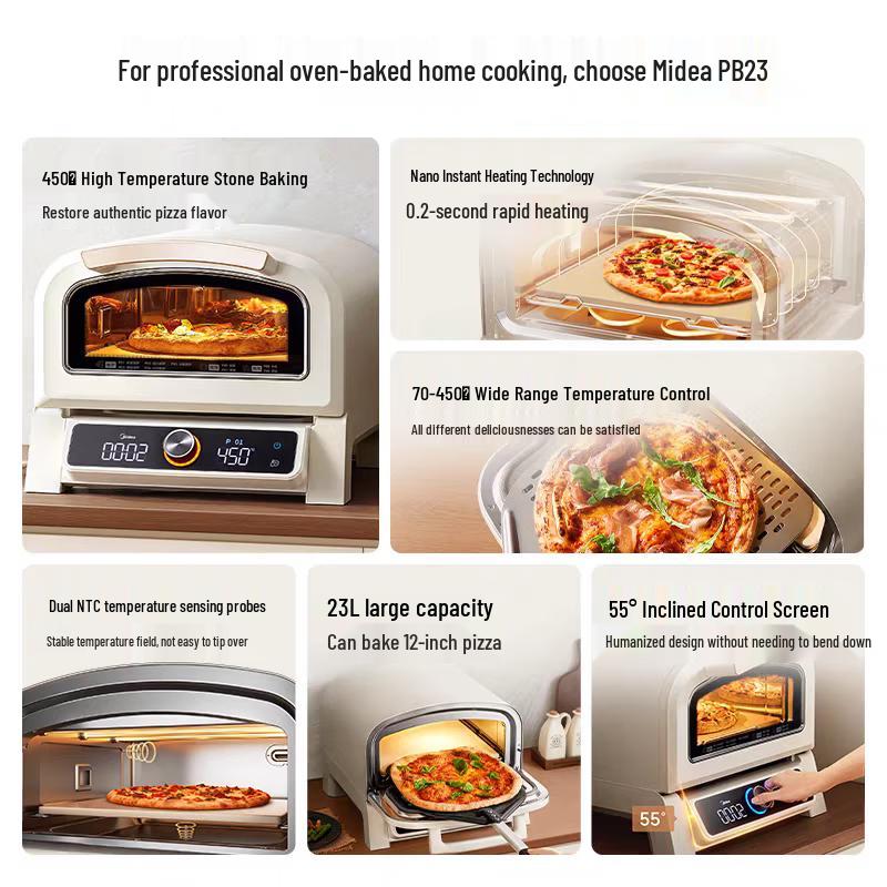 Midea Graphene Pizza Oven PB23