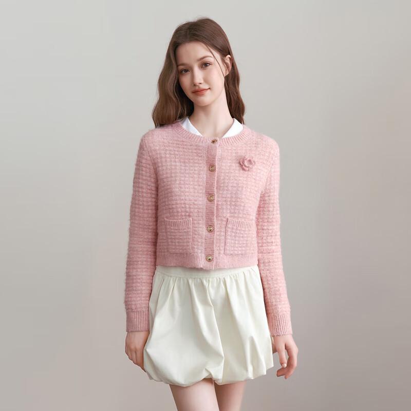 

LEDIN 2025 Spring Knitted Cardigan S