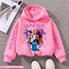 Cartoon Anime Girl Pattern Kids Hoodie Sleeve Printed Hooded Pullover Long Sleeve  Sweatshirt Boys Girls Spring Autumn Children