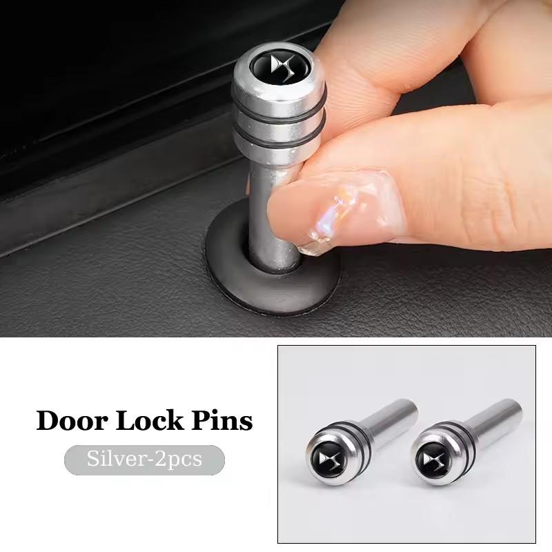 

2/4pcs Aluminum Alloy DS Style Car Door Security Lock Pins Rods Knobs for Citroen DS3 DS4 DS5 DS7 DS9 Auto Interior Accessories