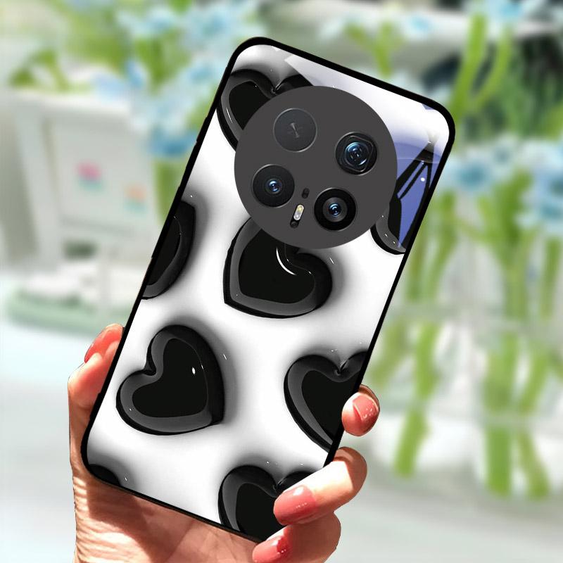Case For Honor Magic 8 Pro 7 7Pro 6 Lite 5G Luxury Tempered Glass Back Cover For Magic7 6Pro Stylish Shell Bumper Magic8Pro Capa