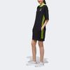 Adidas Neo W Radio W Dress Printed Color Block Hooded Short Sleeve Dress Women Dresses Black FU3581