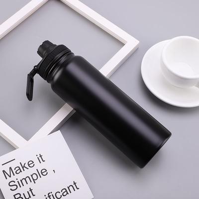 Bouteille d'eau de sport en acier inoxydable UPORS 600 ml/800 ml Grande capacité Double paroi Isolant sous vide Gobelet portable Bouteille thermos