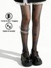 1 Pc New Blue Butterfly Silk Tights Women Sexy Black Skin Ultra-Thin Pantyhose