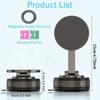 Magnetic Phone Holder, Upgraded Aluminum Alloy, 360° Rotatable & Foldable Design with Vacuum Suction Cup